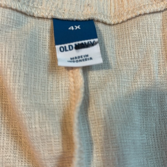 Old Navy Light Cream Textured One piece - Picture 3 of 5